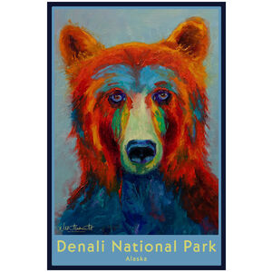 Denali National Park Alaska Bear Stare 