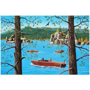 Woodie Boats Boulder Bay, California 