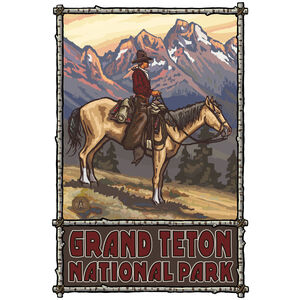 Grand Teton National Park Summer Cowboy
