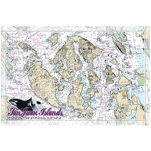 San Juans Chart Giclee Art Print Poster by N/A 